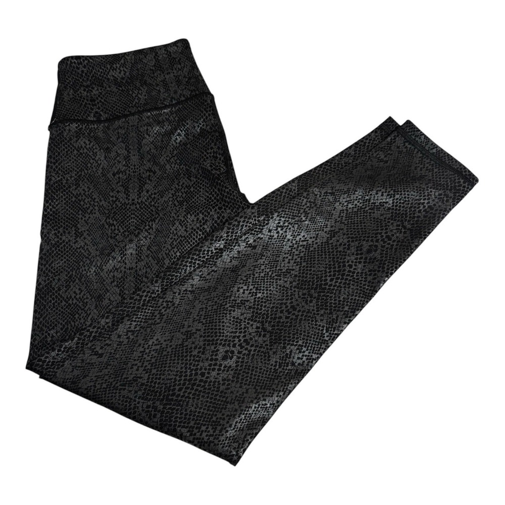 VICTORIA'S SECRET Knockout‎ Sport Compression Snake Skin black &gray Leggings M